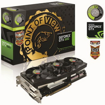 Point of View GeForce GTX 680 BEAST  Backplate